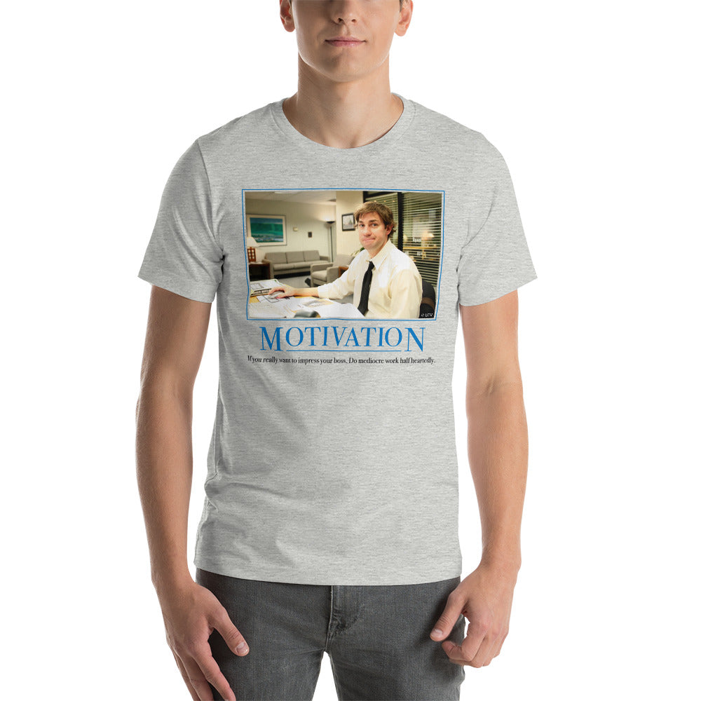 Jim Halpert Motivational T-Shirt-Moneyline