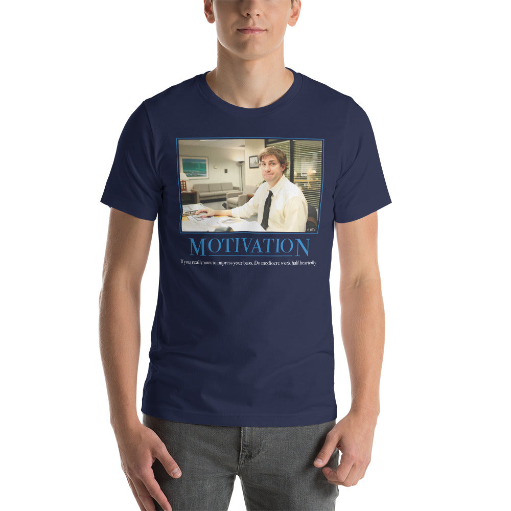 Jim Halpert Motivational T-Shirt-Moneyline