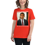 Just A Little Stitious Women's Relaxed T-Shirt-Moneyline