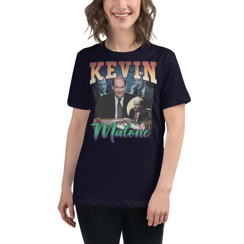 Kevin Malone Vintage Women's Relaxed T-Shirt-Moneyline