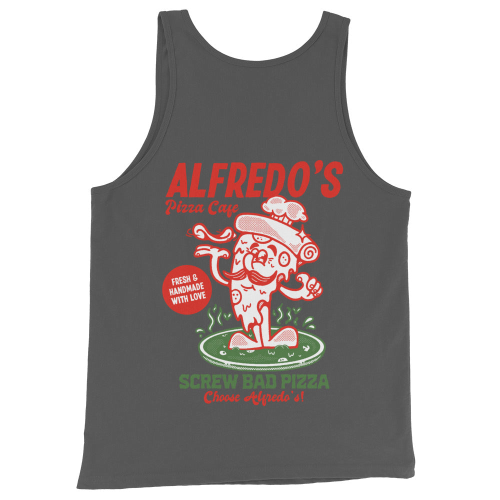 Alfredo's Pizza Cafe Front/Back Unisex Tank Top