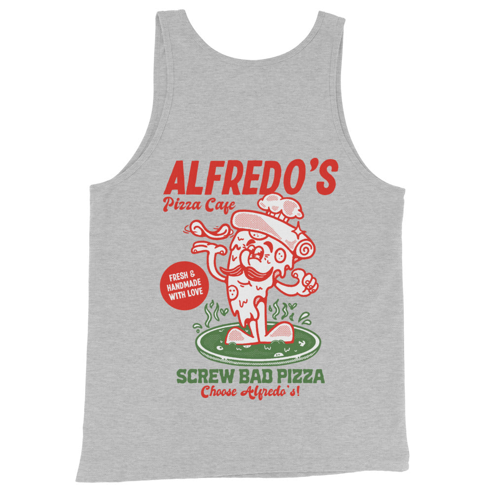 Alfredo's Pizza Cafe Front/Back Unisex Tank Top