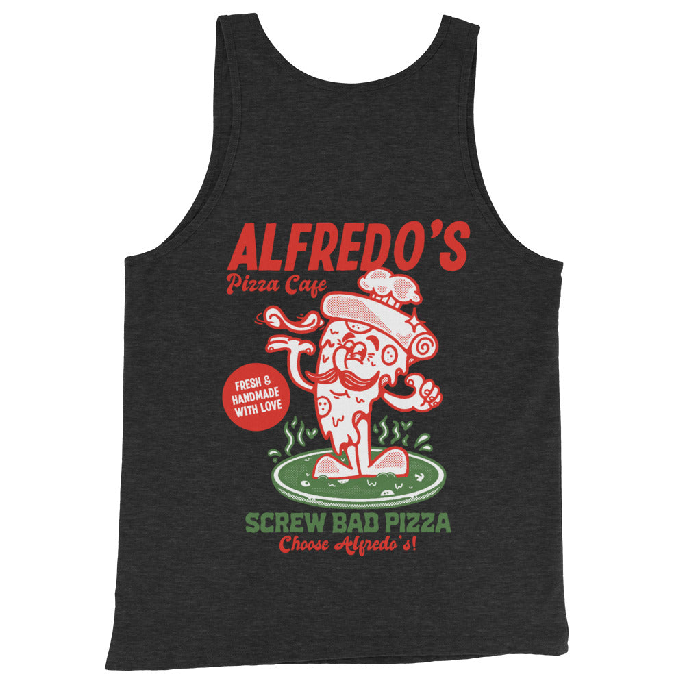 Alfredo's Pizza Cafe Front/Back Unisex Tank Top