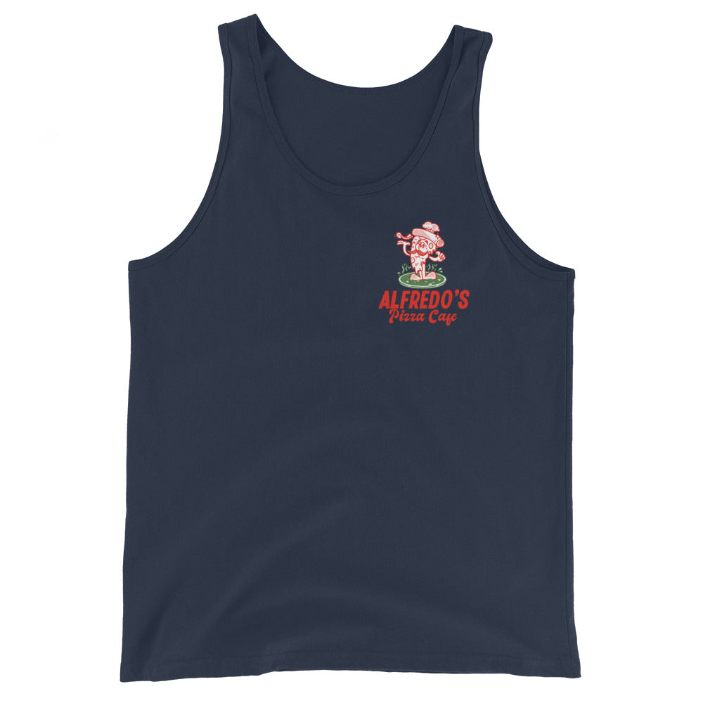 Alfredo's Pizza Cafe Front/Back Unisex Tank Top