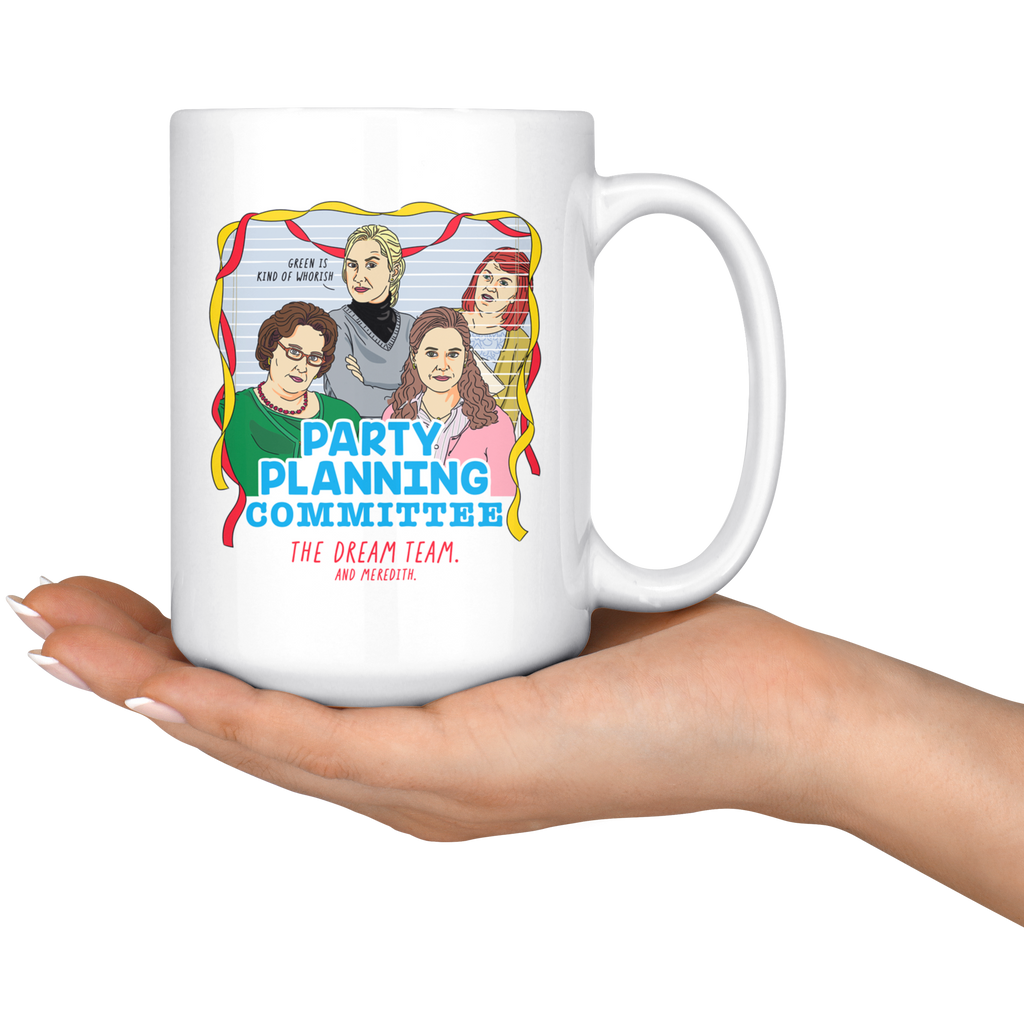 Meredith Coffee Mug - Party Planning Committee - The Office-Drinkware-Moneyline