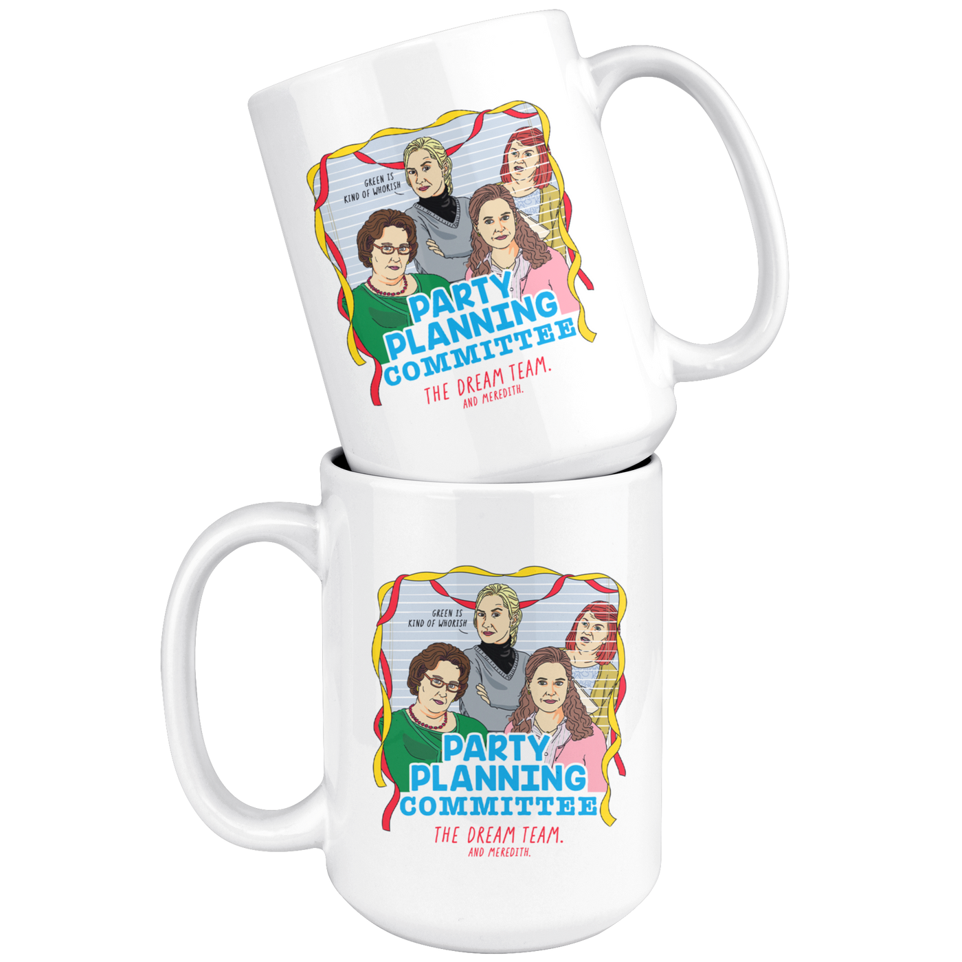 Meredith Coffee Mug - Party Planning Committee - The Office-Drinkware-Moneyline