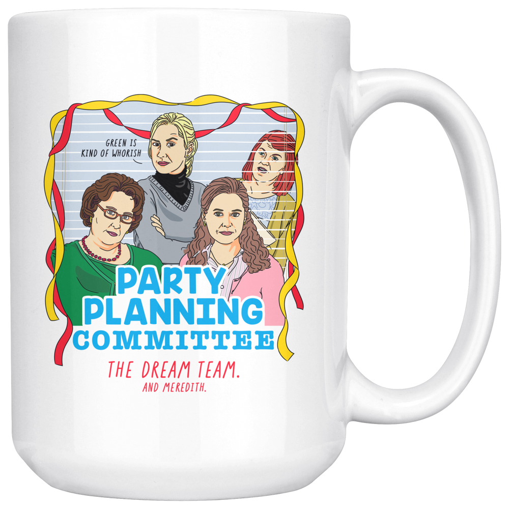 Meredith Coffee Mug - Party Planning Committee - The Office-Drinkware-Moneyline