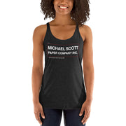 Michael Scott Paper Co. Women's Racerback Tank-Moneyline
