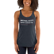 Michael Scott Paper Co. Women's Racerback Tank-Moneyline