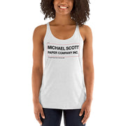 Michael Scott Paper Co. Women's Racerback Tank-Moneyline