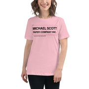 Michael Scott Paper Co. Women's Relaxed T-Shirt-Moneyline