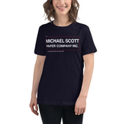Michael Scott Paper Co. Women's Relaxed T-Shirt-Moneyline