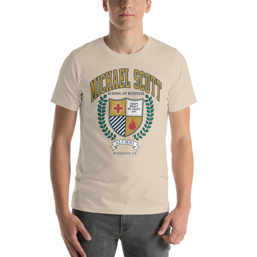 Michael Scott School of Business T-Shirt-Apparel & Accessories-Moneyline