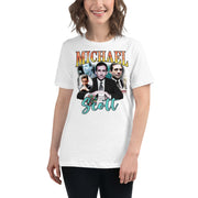 Michael Scott Vintage Women's Relaxed T-Shirt-Moneyline