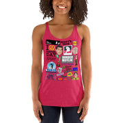 Office Icons Women's Racerback Tank-Moneyline
