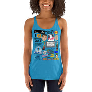 Office Icons Women's Racerback Tank-Moneyline