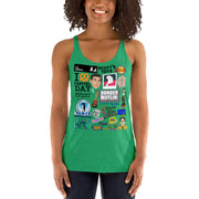 Office Icons Women's Racerback Tank-Moneyline