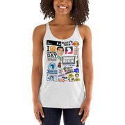 Office Icons Women's Racerback Tank-Moneyline
