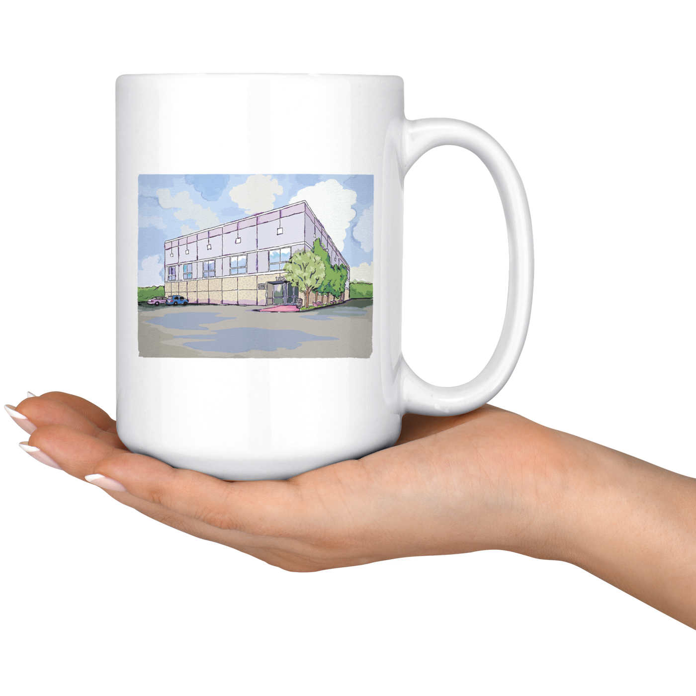 Pam's Painting - Coffee Mug-teelaunch-Moneyline