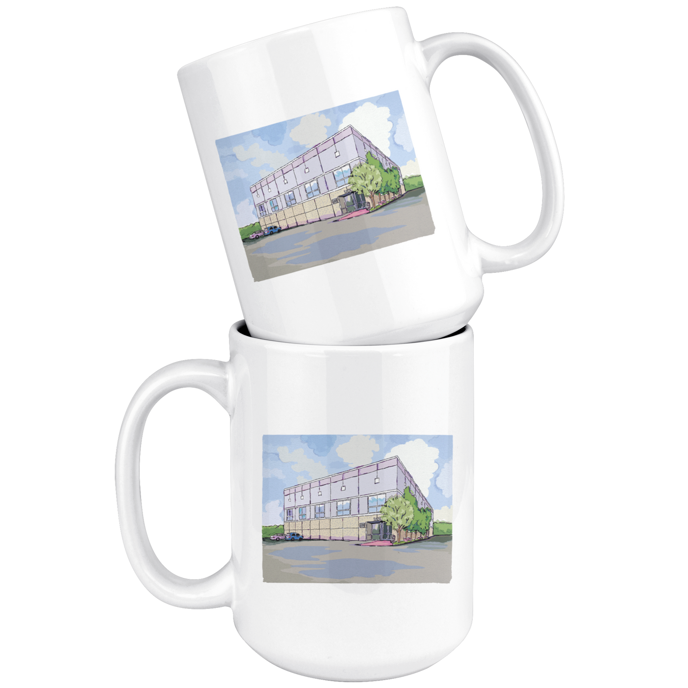 Pam's Painting - Coffee Mug-teelaunch-Moneyline
