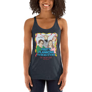 Party Planning Committee Women's Racerback Tank-Moneyline