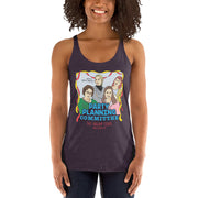 Party Planning Committee Women's Racerback Tank-Moneyline