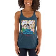 Party Planning Committee Women's Racerback Tank-Moneyline