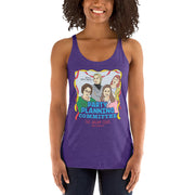 Party Planning Committee Women's Racerback Tank-Moneyline
