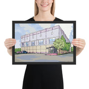 Pam's Painting Framed Poster