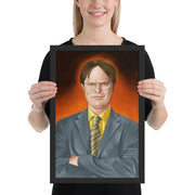 Dwight Serious Framed Poster