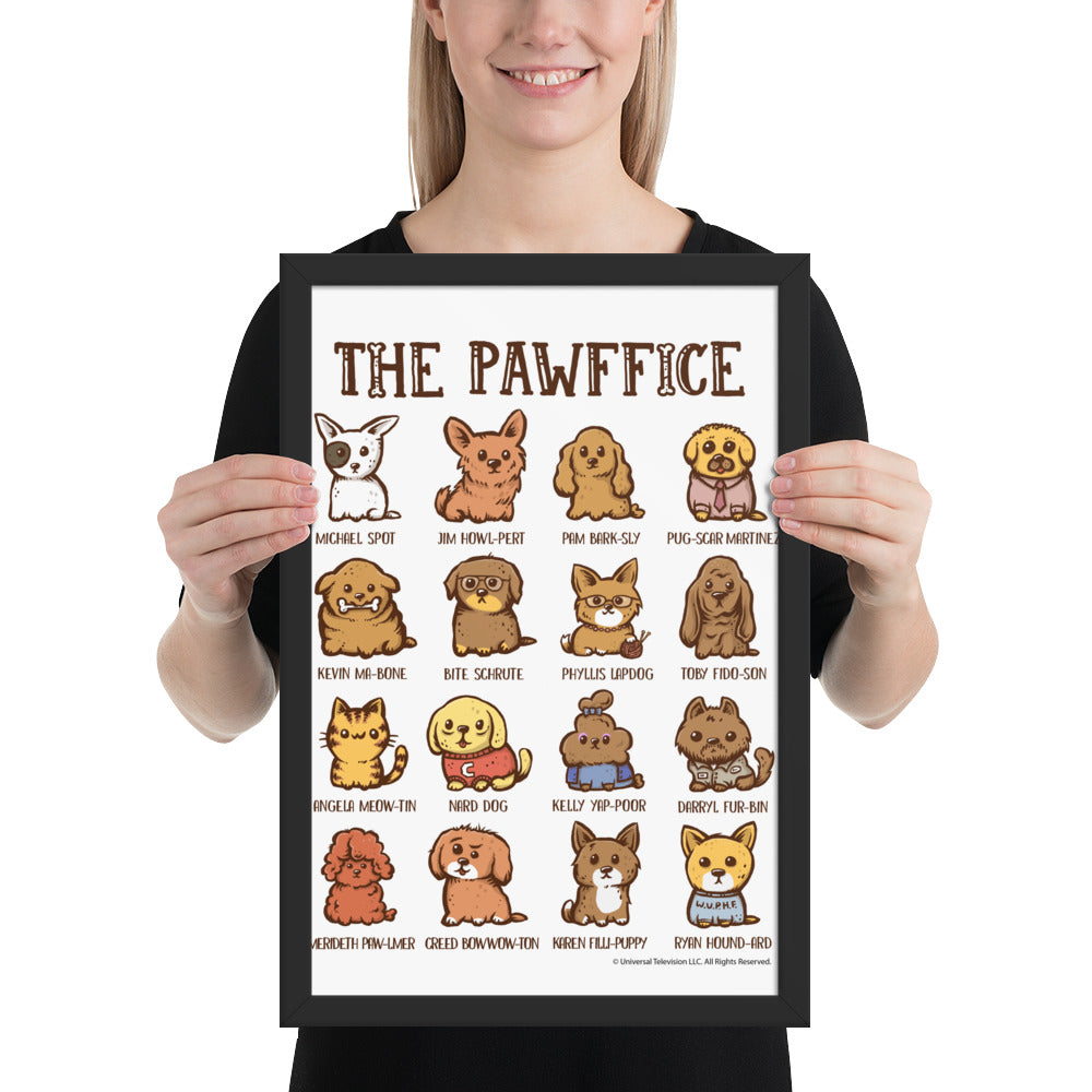 The Pawffice Framed Poster