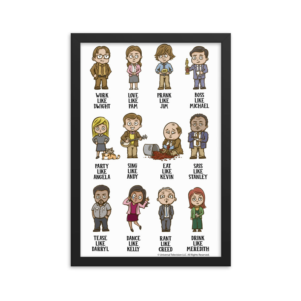 Rules To Live By Framed Poster