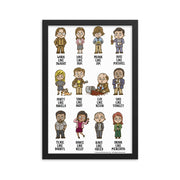 Rules To Live By Framed Poster
