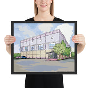 Pam's Painting Framed Poster