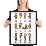 Rules To Live By Framed Poster