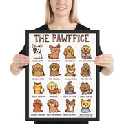 The Pawffice Framed Poster