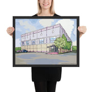 Pam's Painting Framed Poster