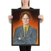 Dwight Serious Framed Poster