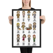 Rules To Live By Framed Poster