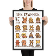 The Pawffice Framed Poster