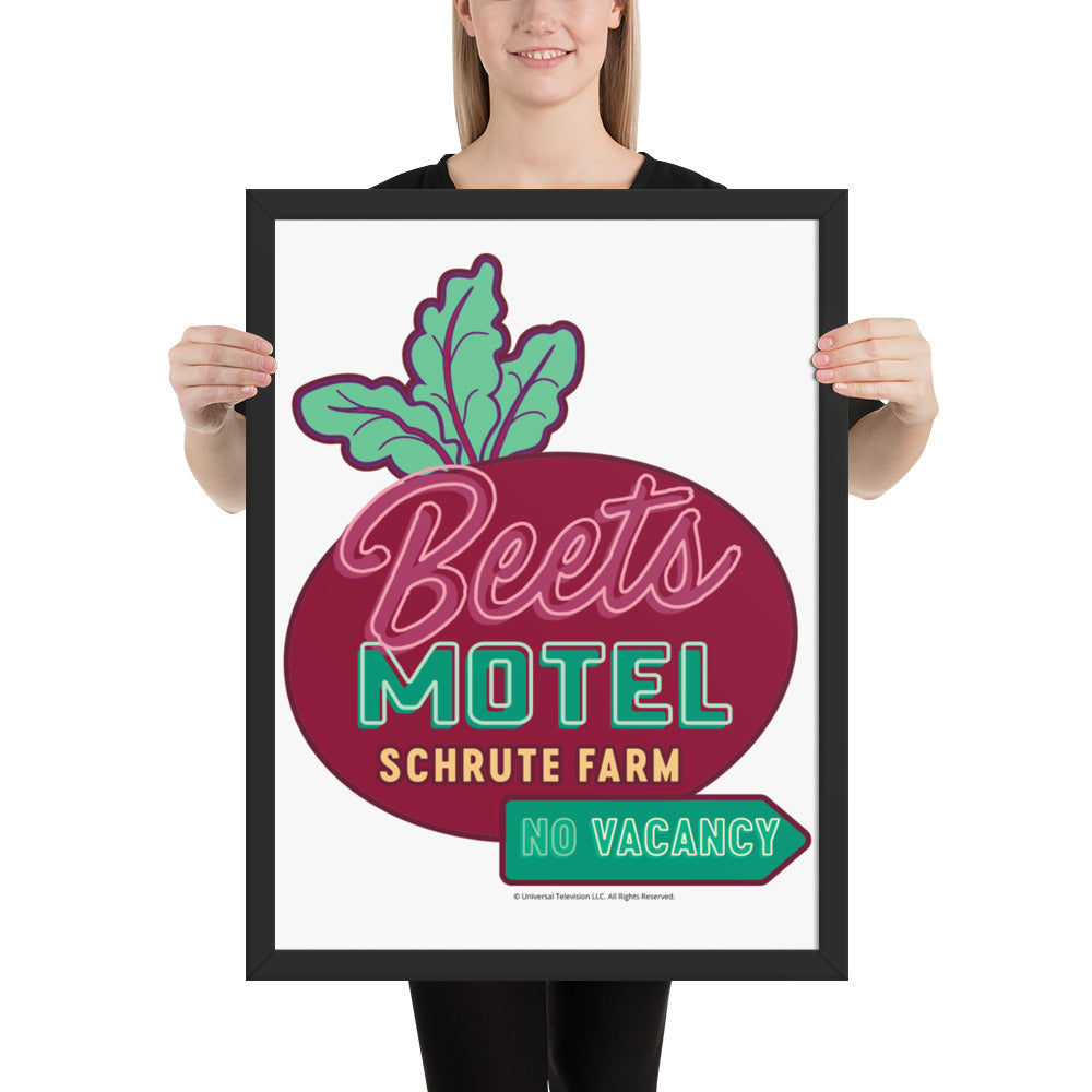 Beets Motel Framed Poster