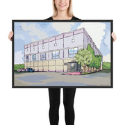 Pam's Painting Framed Poster