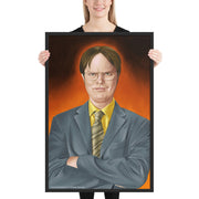 Dwight Serious Framed Poster