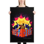 Megadesk Framed Poster