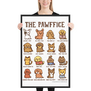 The Pawffice Framed Poster