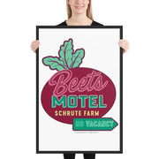 Beets Motel Framed Poster