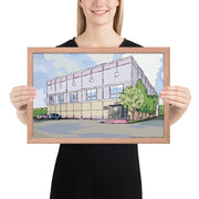 Pam's Painting Framed Poster