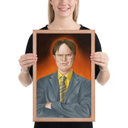 Dwight Serious Framed Poster