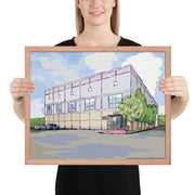 Pam's Painting Framed Poster