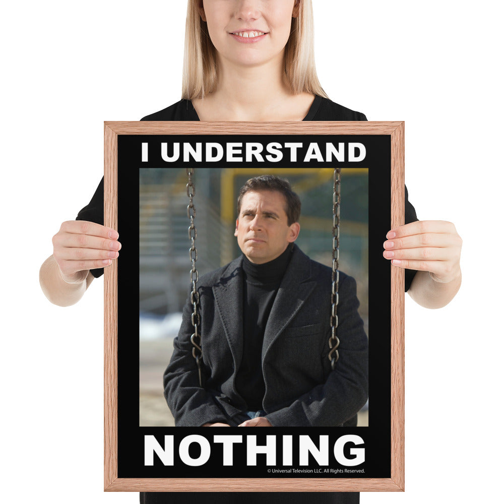 I Understand Nothing Framed Poster